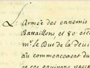 Manoscritto del Journal du Siège (diario dell'assedio) di Torino